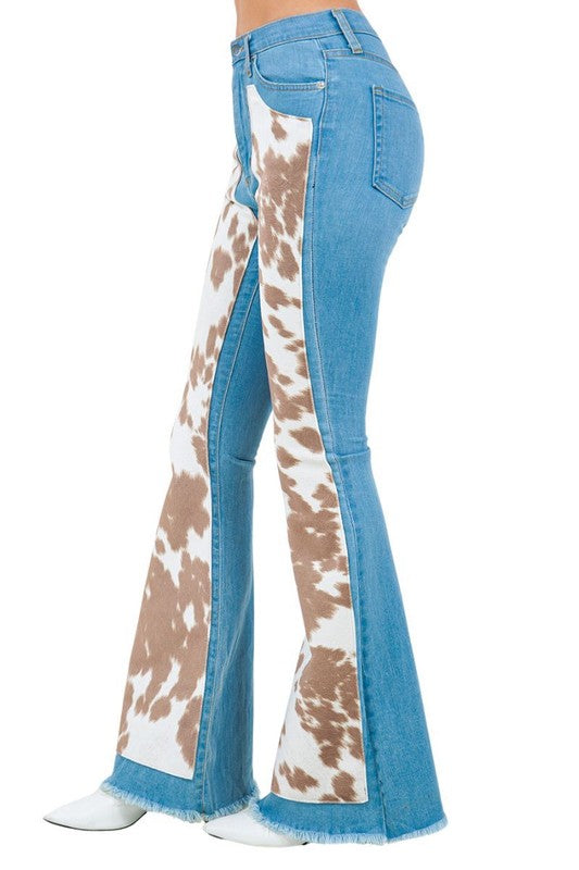 GJG Denim Rodeo Bell Bottom Jean Light Wash- inseam 30