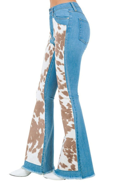 GJG Denim Rodeo Bell Bottom Jean Light Wash- inseam 30