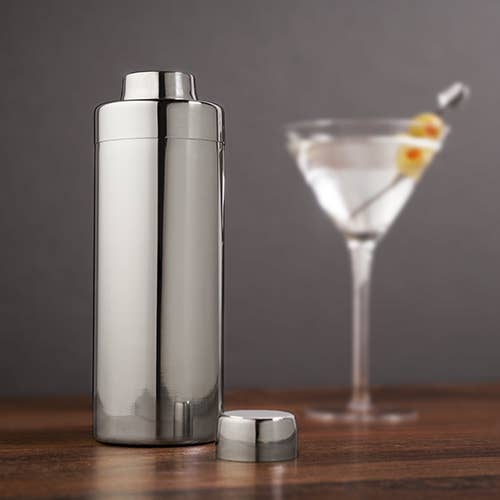 Harrison Element Polished Stainless Steel Cocktail Shaker