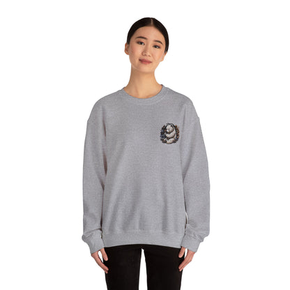 Custom Embroidered Sweatshirt Cozy Panda Crewneck Personalized Sweatshirt