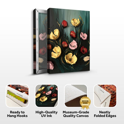 Meadow's Embrace Impasto Wall Art