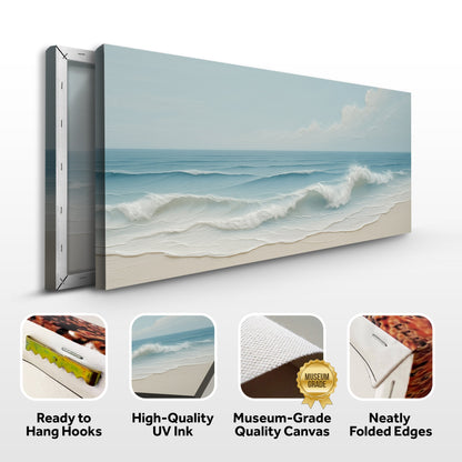 Serene Ocean Wave Coastal Wall Art VIII