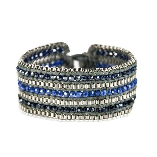 Claudia G Looped Bracelet -Sapphire