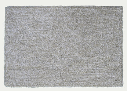 CHICOS HOME Ivory & White Color Plain Bath Rug 20" x 32"