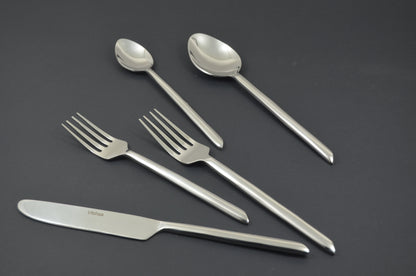 Flatware set of 20 Pieces Silver Design Unique Handle Stainless Steel
