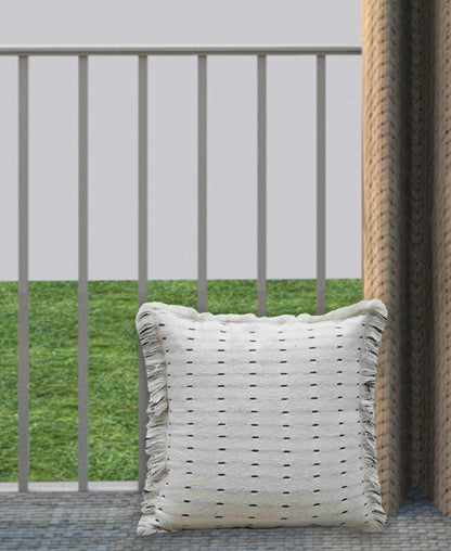 Layered Handwoven Super Soft Decorative Pillow, 20" x 20"