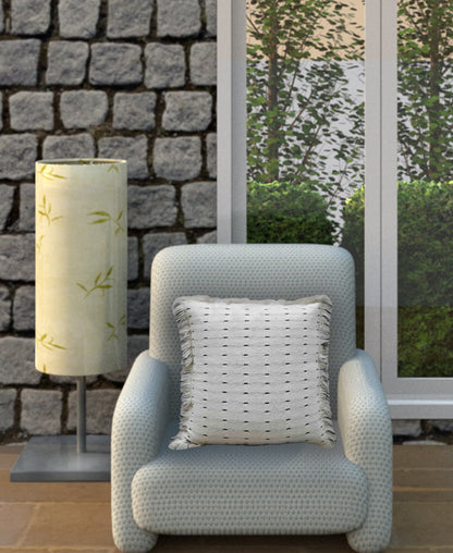 Layered Handwoven Super Soft Decorative Pillow, 20" x 20"