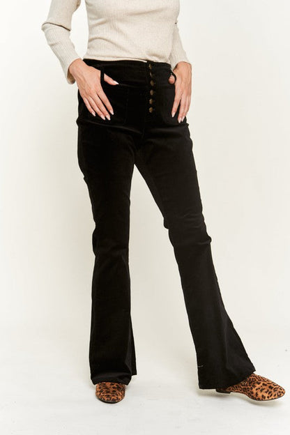 Jade By Jane Corduroy Flare Pants