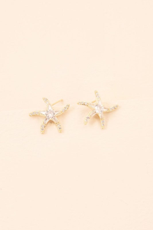 Starfish Stud Earrings