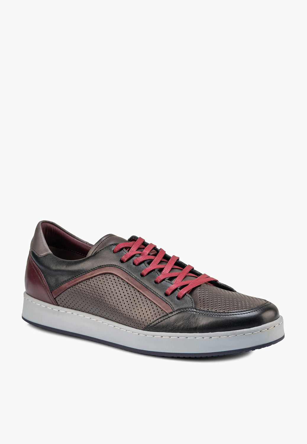 Sepol Urban Men's Dress Sneaker Black Grey
