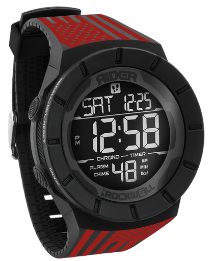 Coliseum Fit™ Assault - Red Edition (Phantom Black) Watch