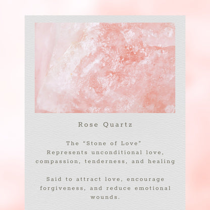 Rose Quartz Halo Jewelry Set