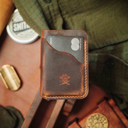 Slim Card Holder - Venturer v2 | Minimalist Leather Wallet | EDC