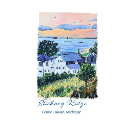 Dish Towel - "Views from Stickney Ridge"