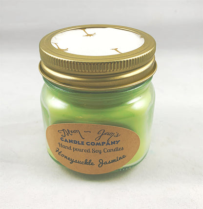 Honeysuckle Jasmine Soy Candle – Sweet & Floral Scent | Mam Jam’s