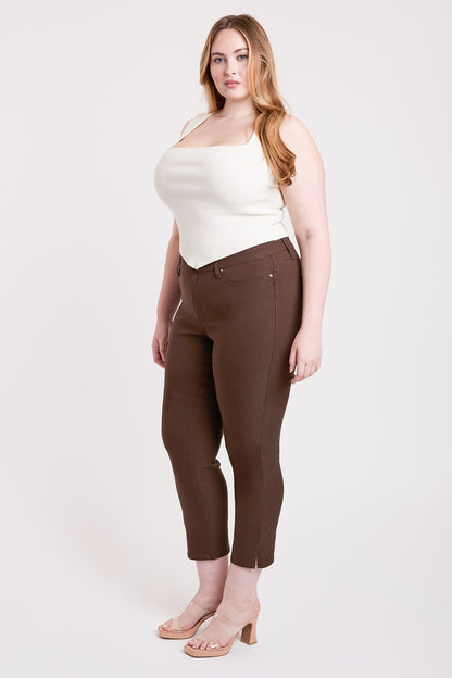 Women's Plus High Rise Hyperstetch Cropped Straight Pants