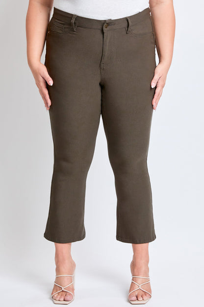 Women's Plus Hyperstretch Cropped Kick Flare Pants