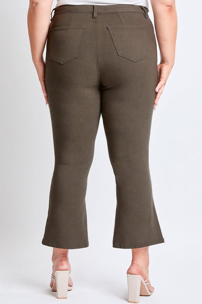 Women's Plus Hyperstretch Cropped Kick Flare Pants