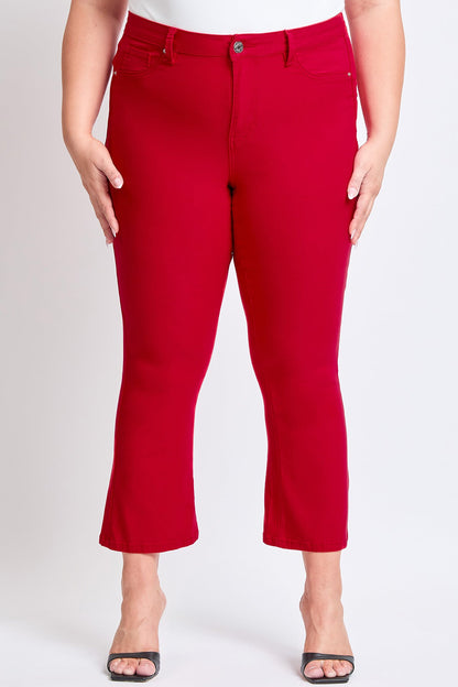 Women's Plus Hyperstretch Cropped Kick Flare Pants