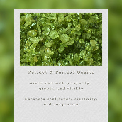 Peridot Green Quartz Gold Drop Earrings