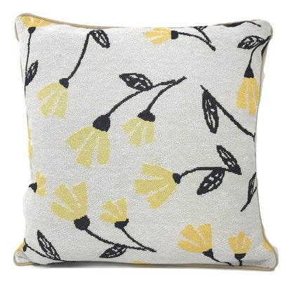 DaDa Bedding Set of 4 Pieces - Floral Garden Botanical Tapestry Throw Pillow Covers Bundle Pack - 16" x 16"
