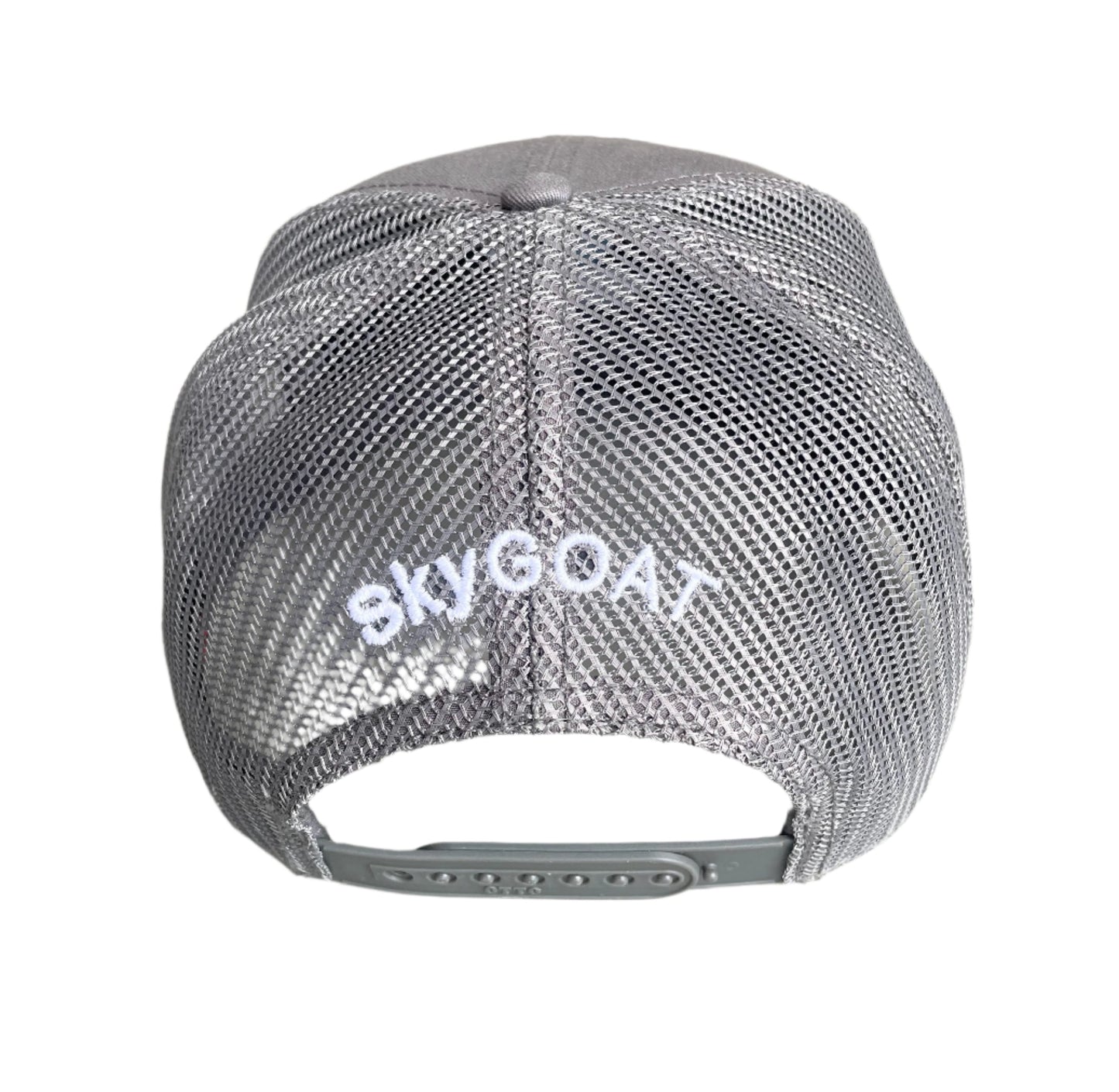Flat Bill Trucker Hat Mesh Back