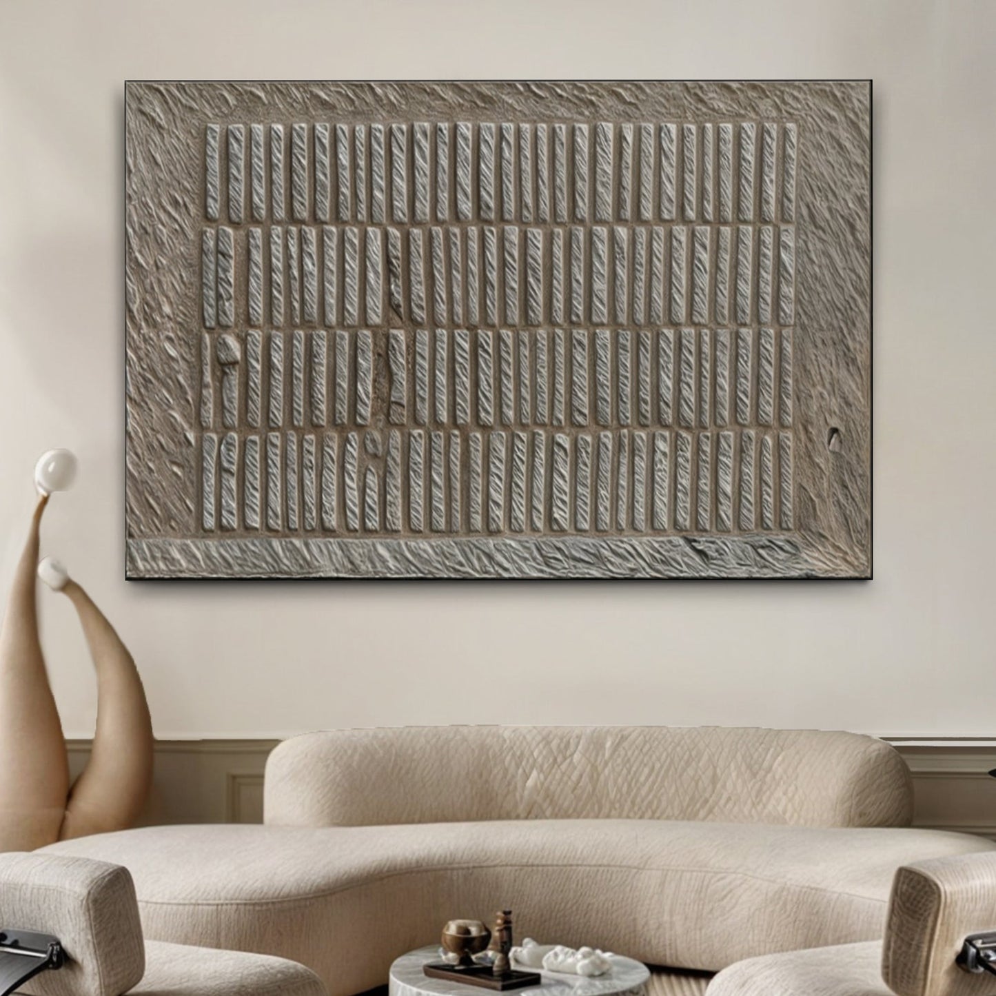 Modern Stone Pattern Wall Art
