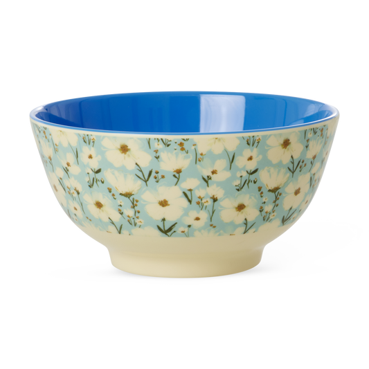 Medium Melamine Bowl - Summer Bloom Print - 23.7oz