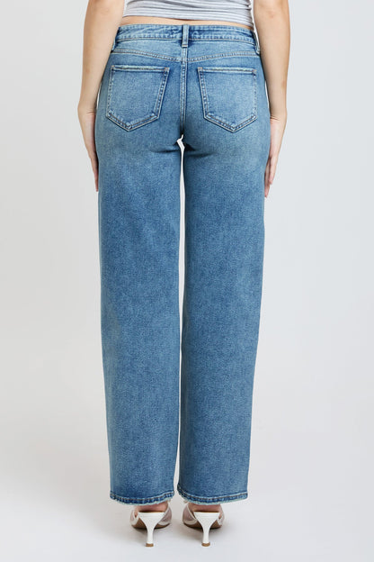 Women's Brittany Low Rise Wide Leg Jeans