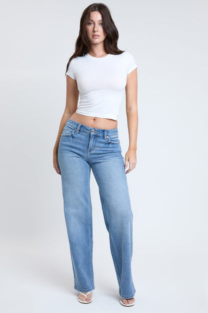 Women's Brittany Low Rise Wide Leg Jeans