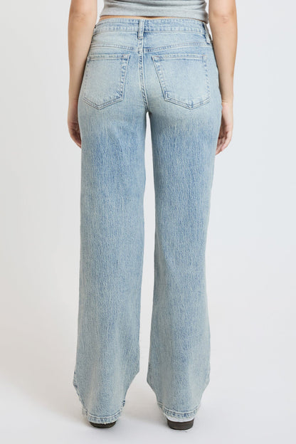 Women's Luxe Brittany Low Rise Wide Leg Jeans