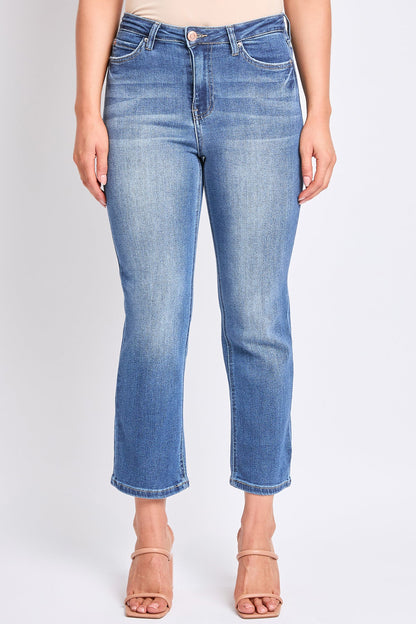 Women's Luxe High Rise Vintage Stretch Straight Leg Jeans