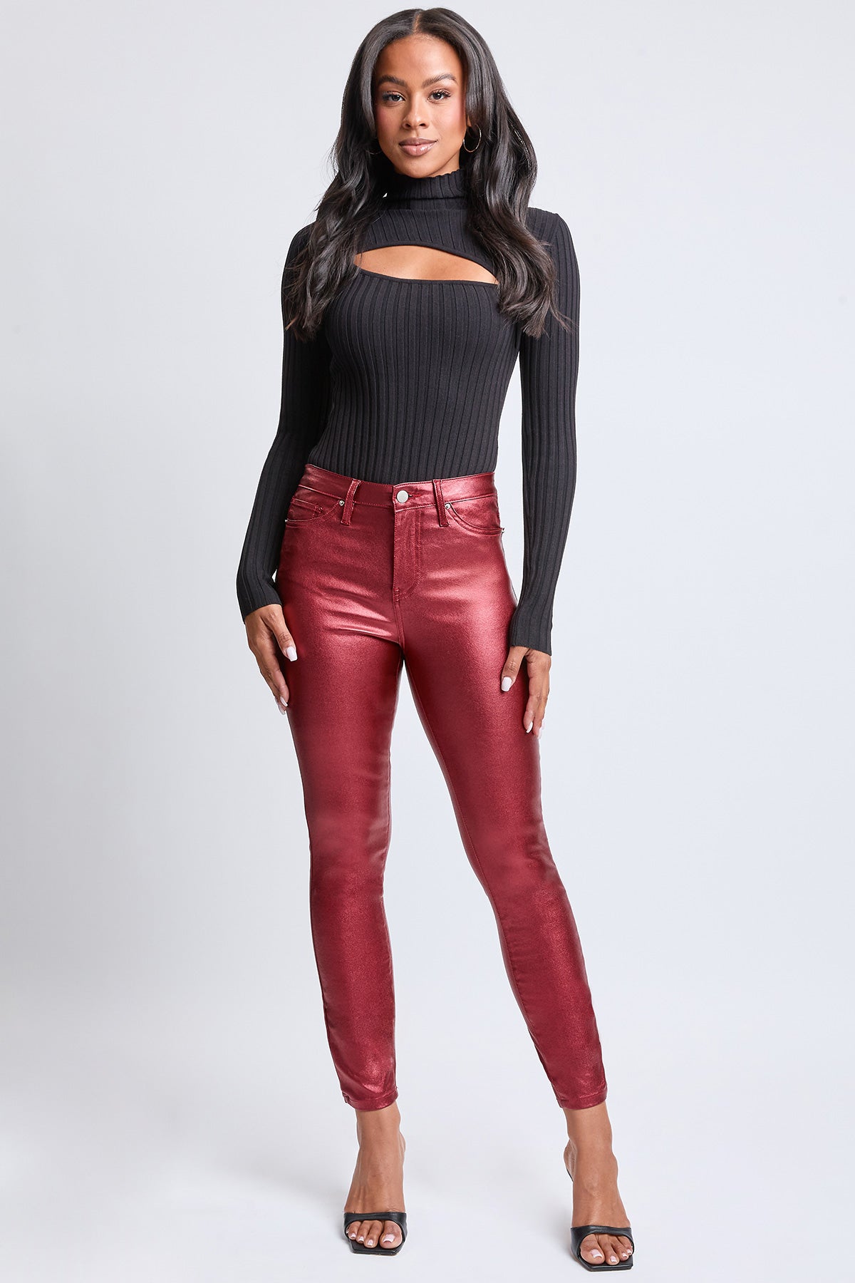 Women's Hyperstretch Skinny Metallic Pants
