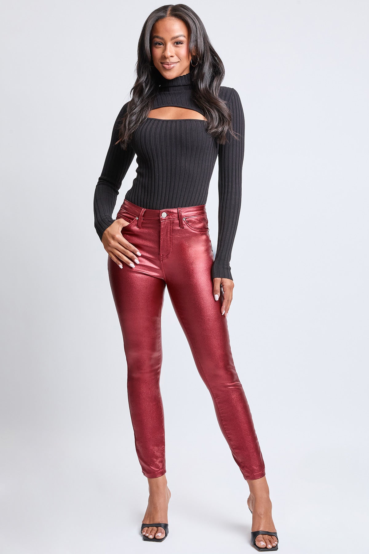 Women's Hyperstretch Skinny Metallic Pants
