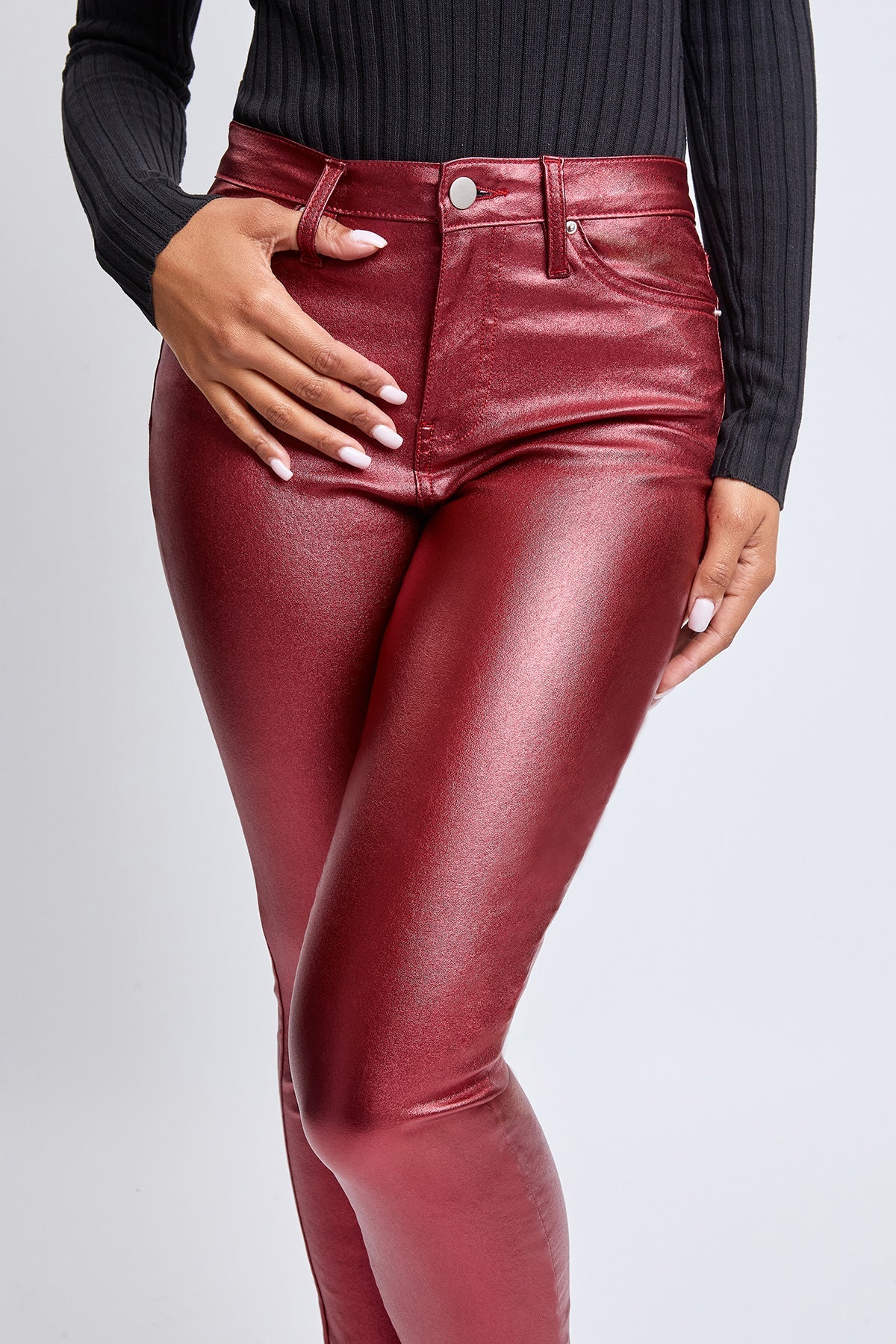 Women's Hyperstretch Skinny Metallic Pants