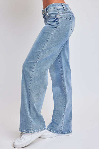 Women’s Sustainable WannaBettaButt Low Rise Wide Leg Jeans