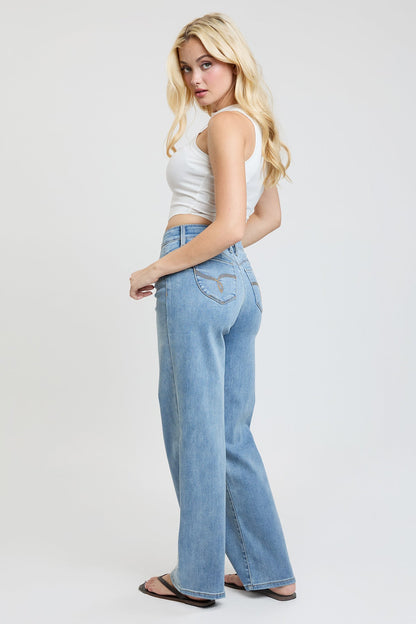 Women's Luxe High Rise WannaBettaButt Straight Leg Jeans