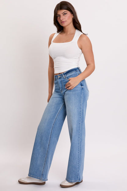Women's Luxe Bella High Rise Wide Leg Jeans