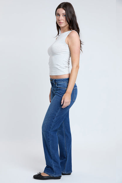 Women's Maddy Mid Rise Straight Leg Jeans