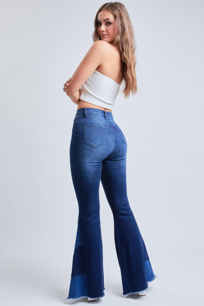Women's Sustainable Block Panel Flare Jeans