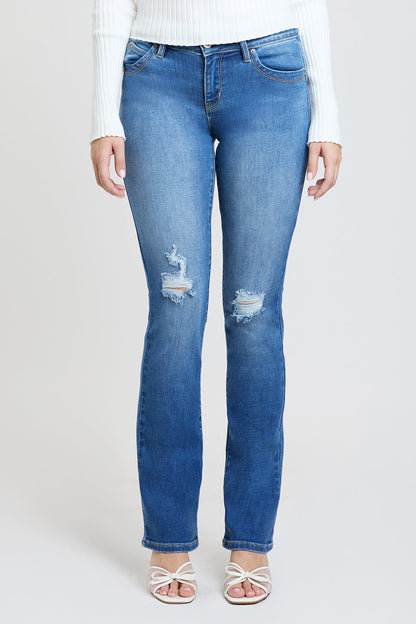 Women's Luxe Mid Rise WannaBettaButt Bootcut Jeans