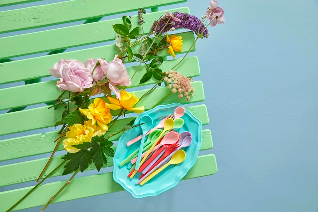 Melamine Serving Dish in Artic Blue - Small