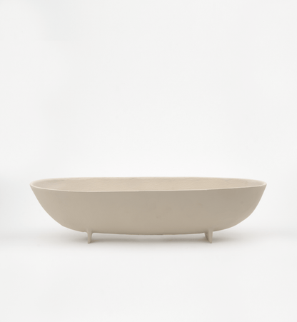 Large Ivory Rockform Dish