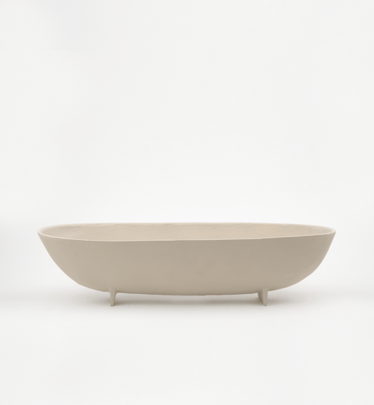 Large Ivory Rockform Dish