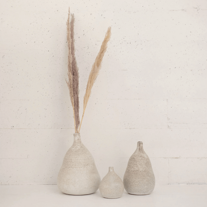 Distressed Terracotta Vase with Glaze