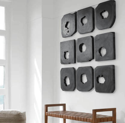 Koun ebony wood wall art