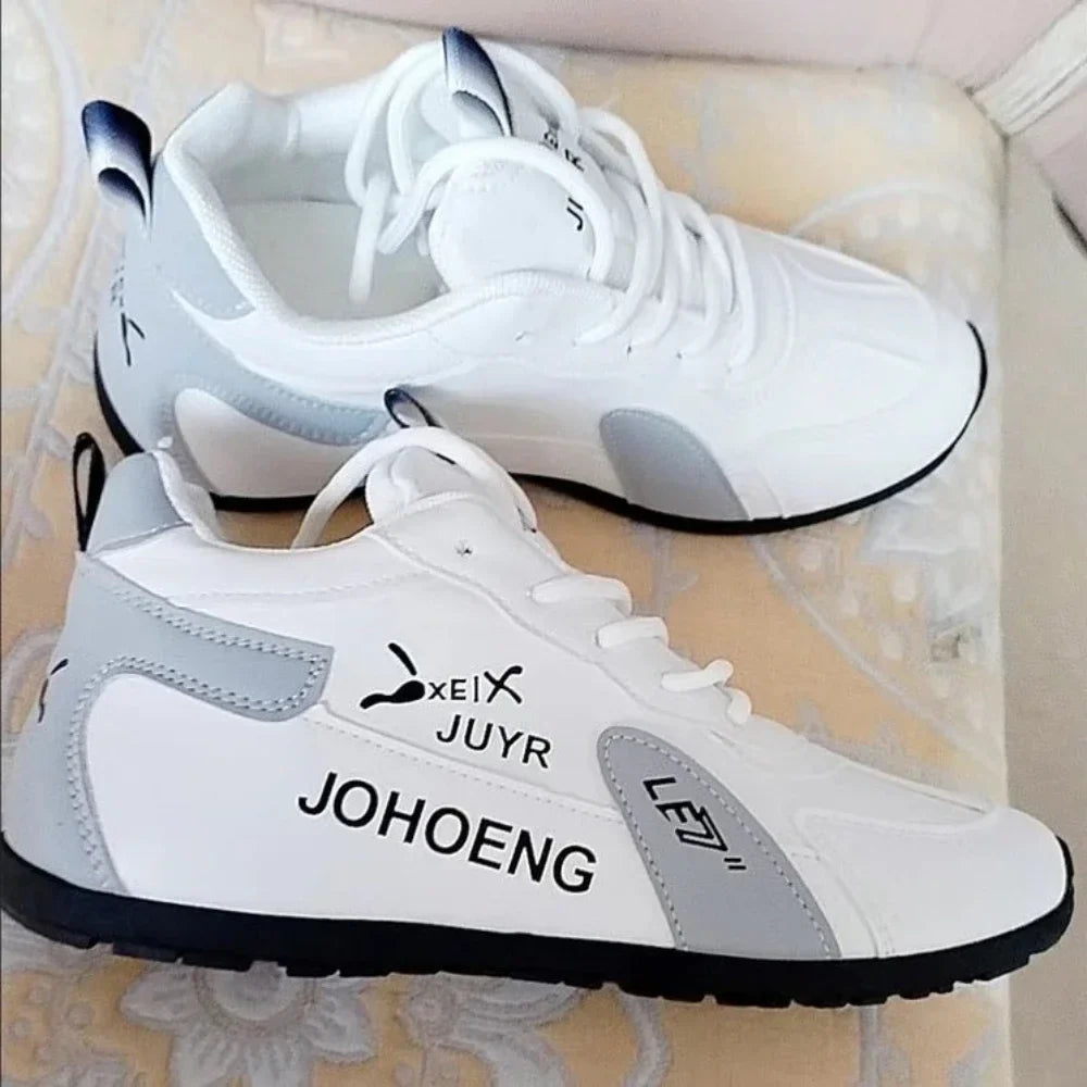 Sneakers  Breathable Ladies Mesh Lace Up Sports Platform Shoes for Women