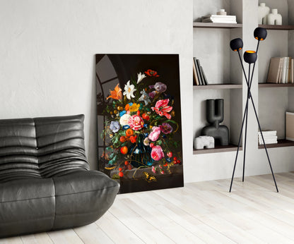Classical Still Life Glass Wall Art || Designer Collection