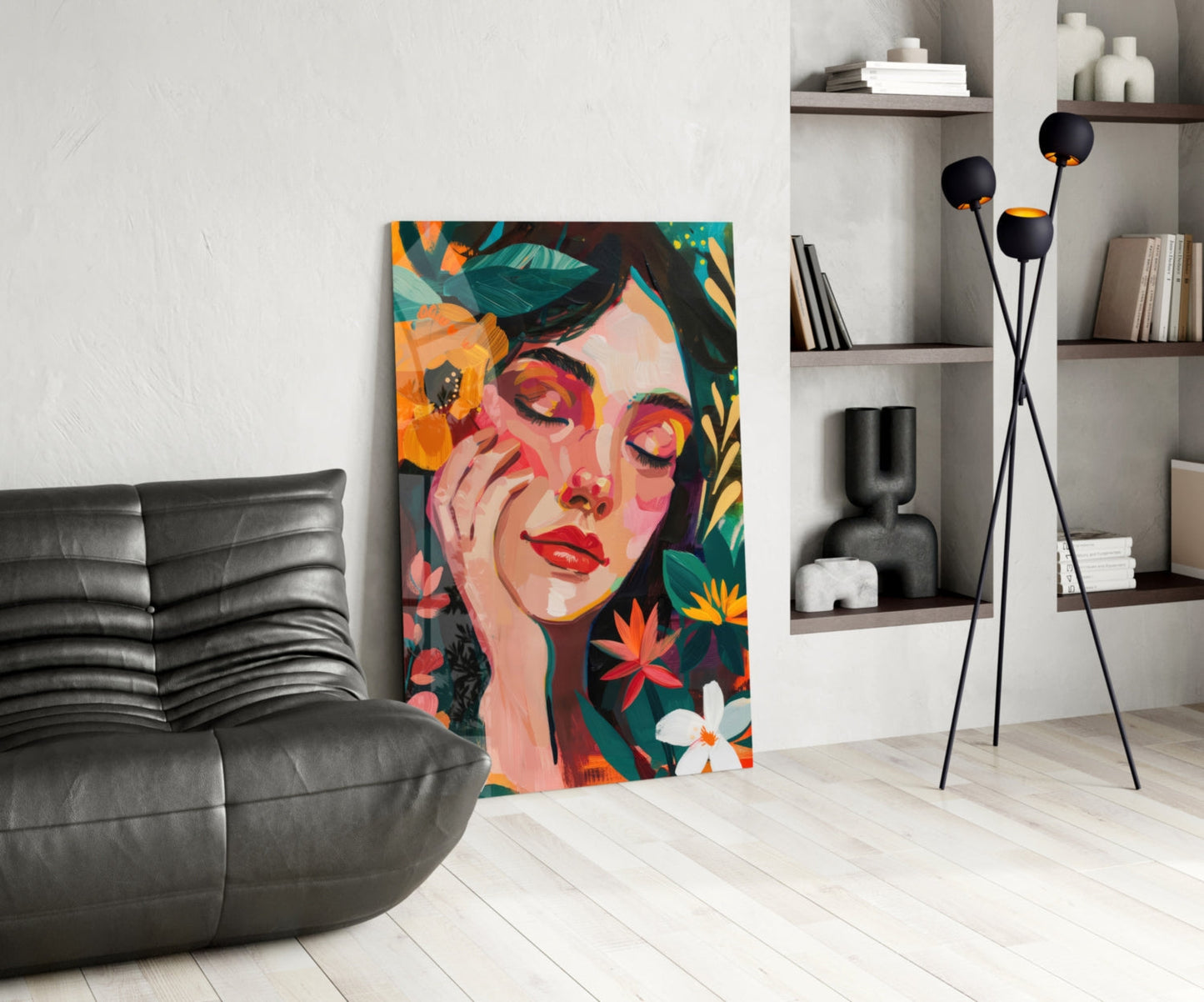 Spring Beauty Glass Wall Art || Designer Collection