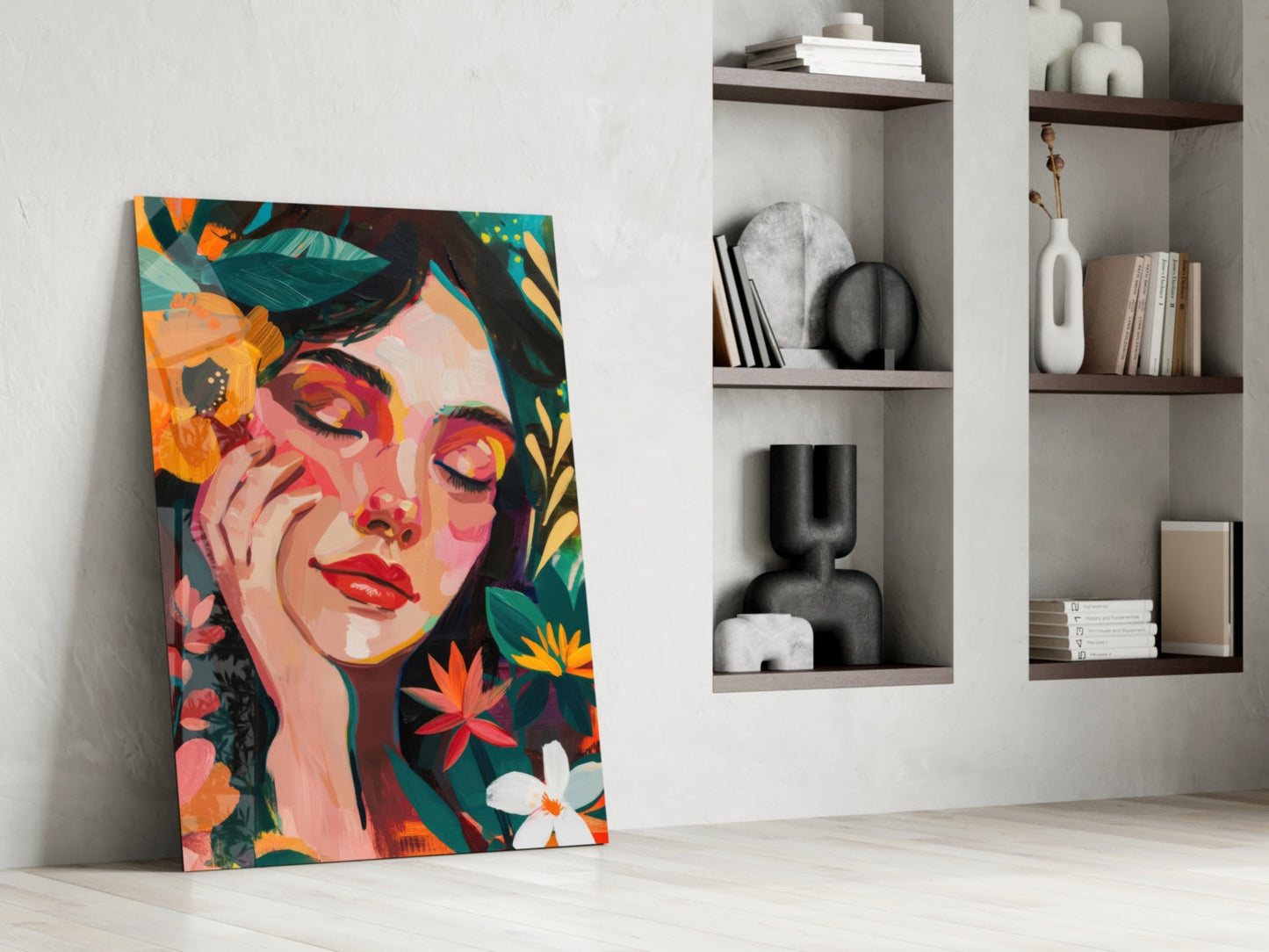 Spring Beauty Glass Wall Art || Designer Collection